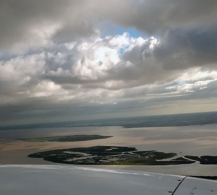 En Avión a Isla Martín García